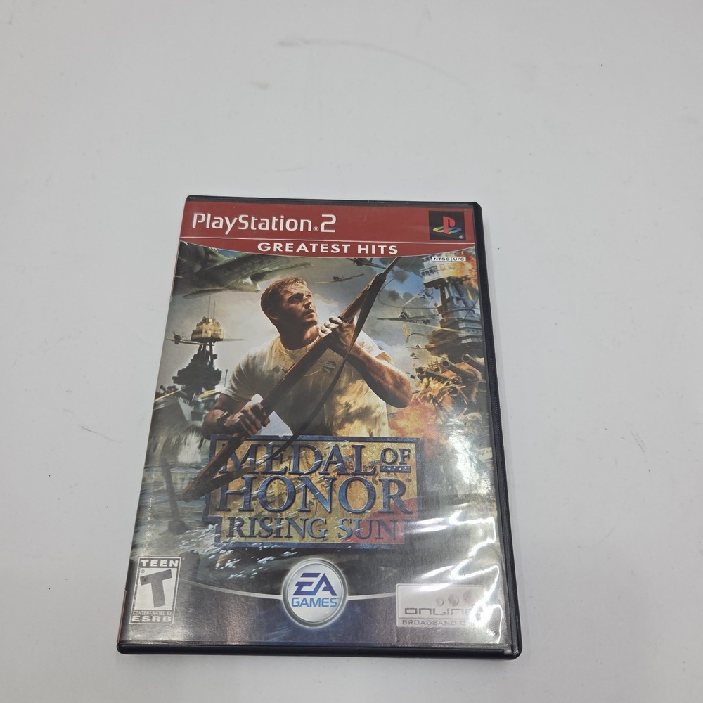 Medal of Honor Rising Sun Sony PlayStation 2 PS2 Greatest Hits GH CIB Complete